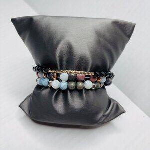 NEW AMELIA RUE KINSLEY 3-Piece Bracelet Set